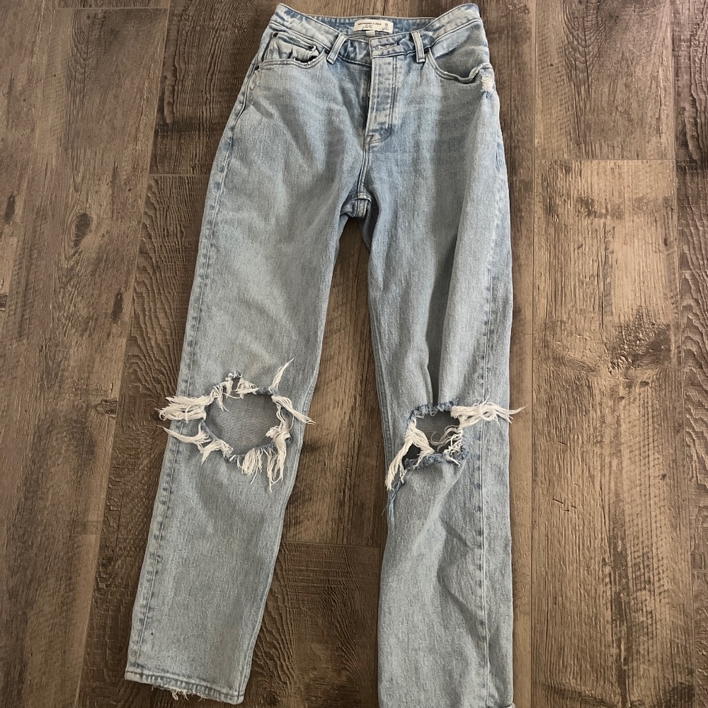 Abercrombie the dad high rise curve love
